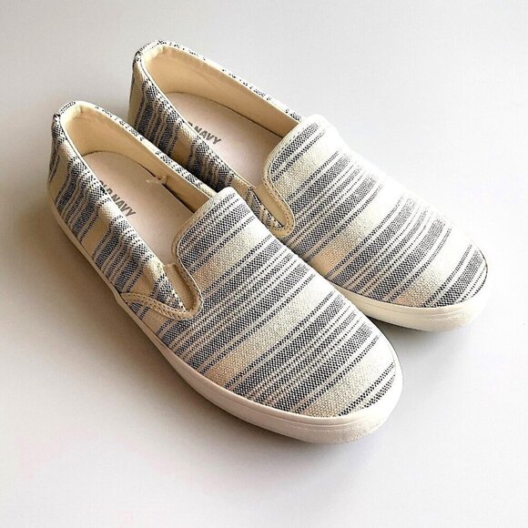 NEW STRIPED SLIP ON SNEAKERS - Picture 5 of 11